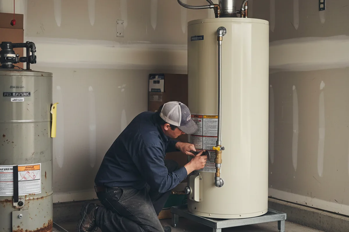 Water heater and shutoff valve replacement in Loysburg